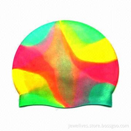 Perfect Waterproof and Ventilating Silicone Swim Caps, Nontoxic and Non Allergenic